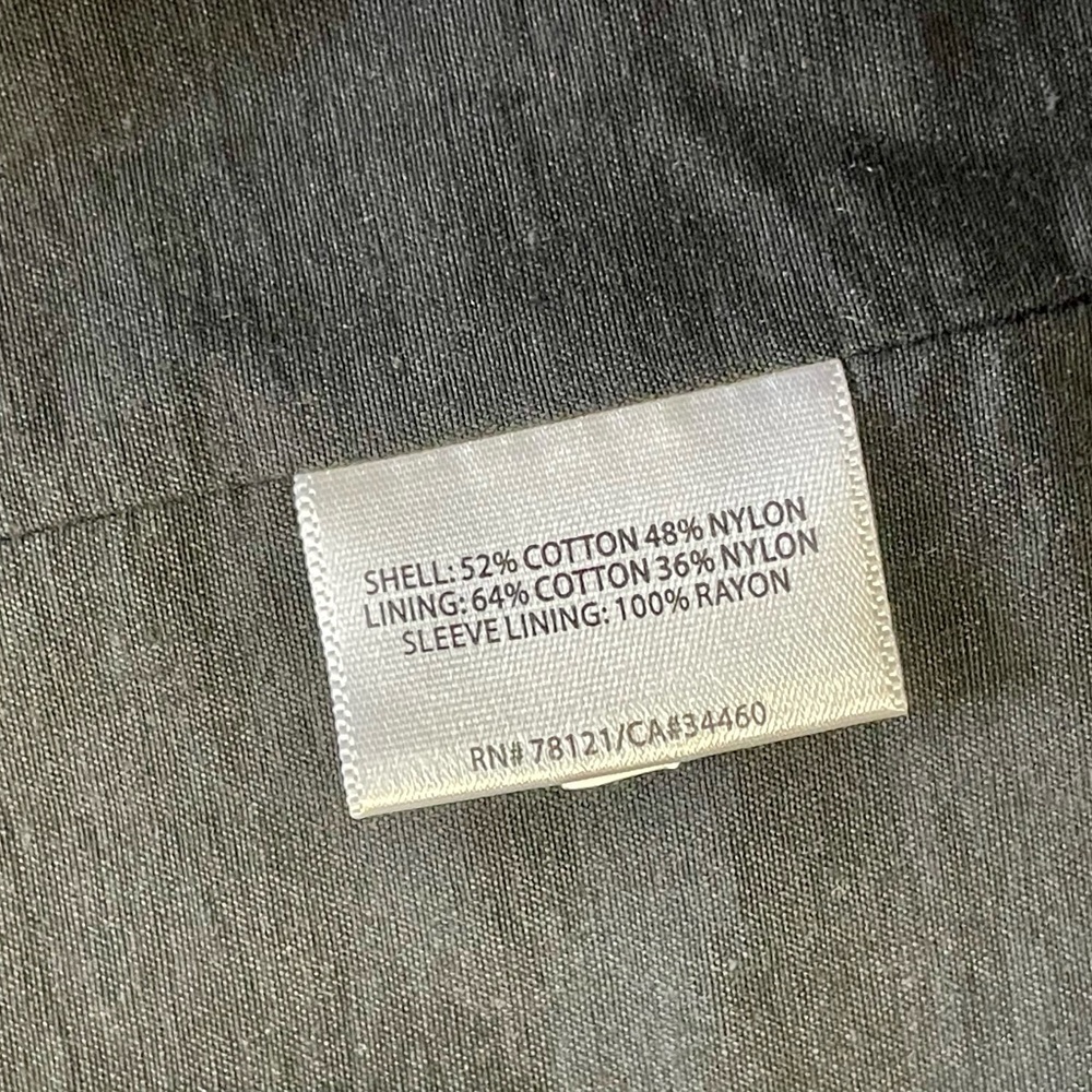 SOLD OUT EILEEN FISHER Cotton Nylon Stand Collar Coat
Black Mid-Length Jacket - Picture 16 of 16